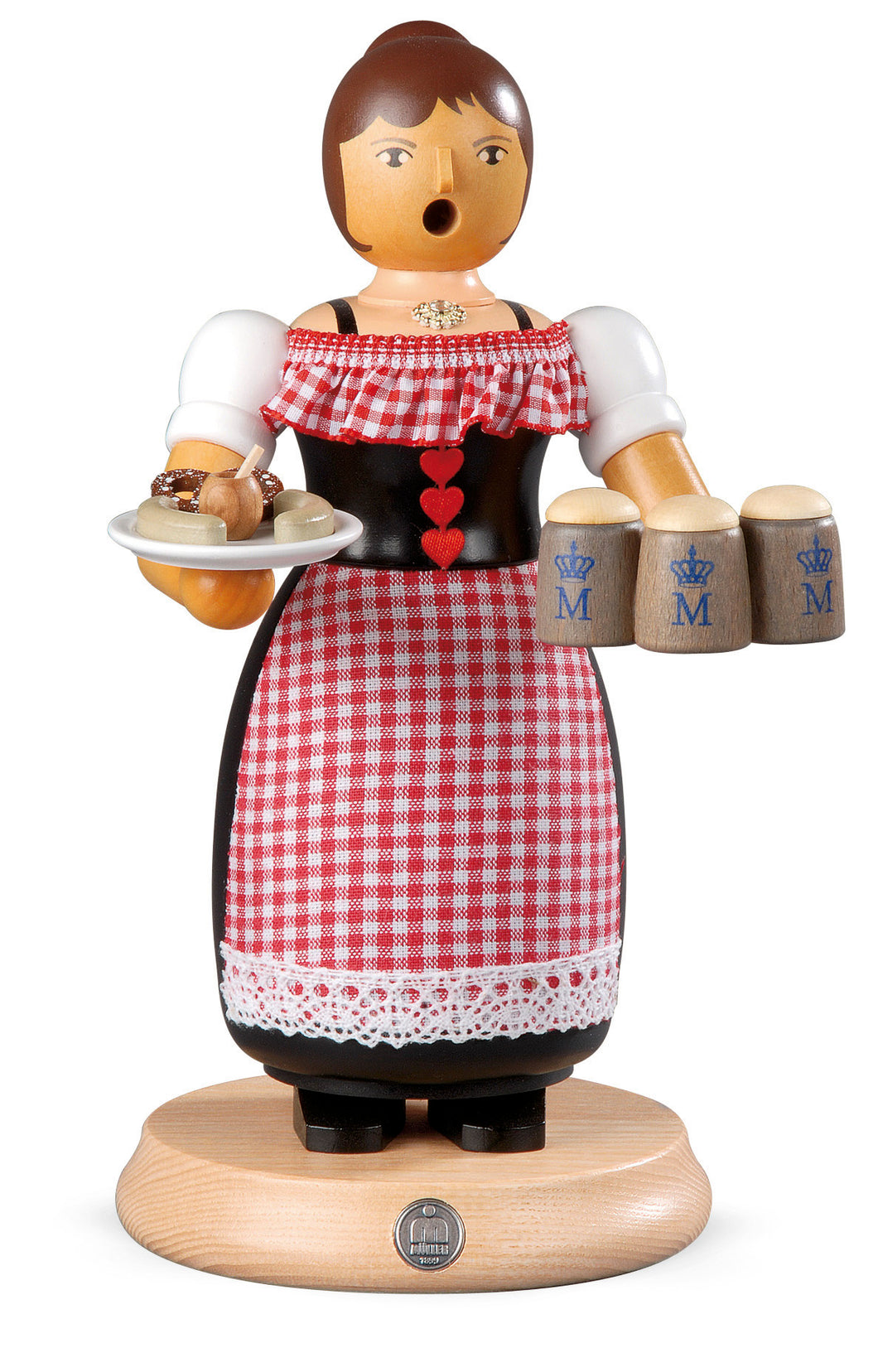 Smoking man, Waitress on Oktoberfest